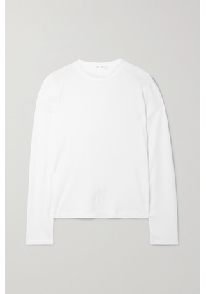 The Row - Essentials Sherman Cotton-jersey Top - White - x small,small,medium,large,x large