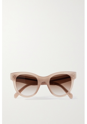 CELINE Eyewear - Round-frame Acetate Sunglasses - Brown - One size