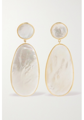 Pippa Small - 18-karat Gold Mother-of-pearl Earrings - One size
