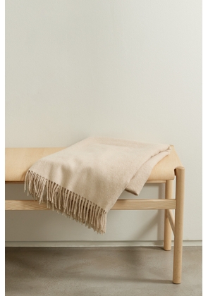 Soho Home - Maria Fringed Alpaca Blanket - Neutrals - One size