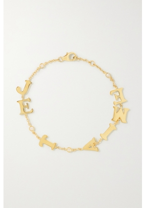 Yvonne Léon - Je T'aime 9-karat Gold Diamond Bracelet - One size