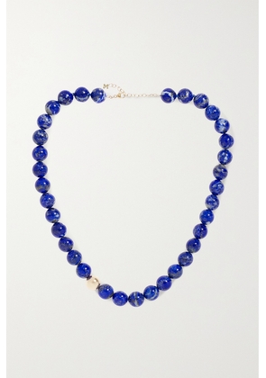 Mateo - 14-karat Gold Lapis Lazuli Necklace - Blue - One size