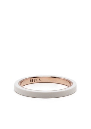 HESTIA Billie stacking ring - White
