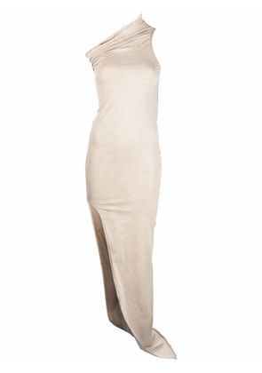 Rick Owens DRKSHDW Athena one-shoulder dress - Neutrals