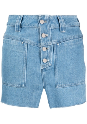 Ba&Sh Baras button-up shorts - Blue