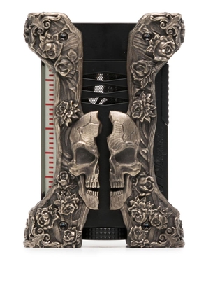 S.T. Dupont Defi Xxtreme Haute Creation Skull & Roses lighter - Black