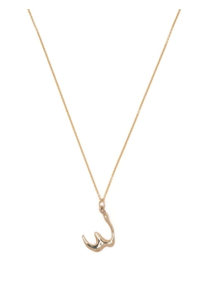 BAR JEWELLERY W gold-plated alphabet necklace