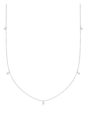 Astley Clarke 14kt recycled white-gold Station diamond necklace - Silver