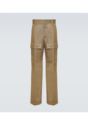 Gucci Wide-leg cotton cargo pants