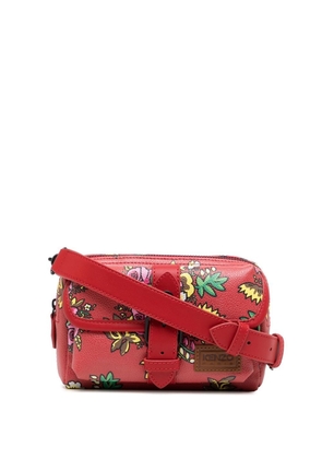 Kenzo floral satchel bag - Red