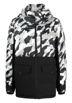 Moose Knuckles camouflage-print hooded coat - Neutrals