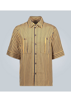 King & Tuckfield Striped short-sleeved shirt