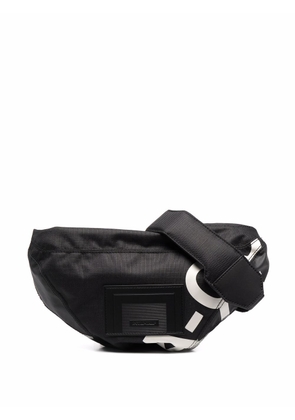A-COLD-WALL* Overset logo-print belt bag - Black