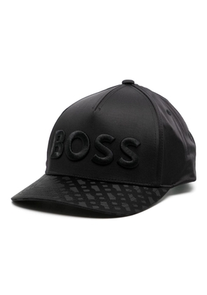 BOSS logo-embroidered baseball cap - Black