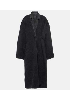 Givenchy Wool-blend fleece coat