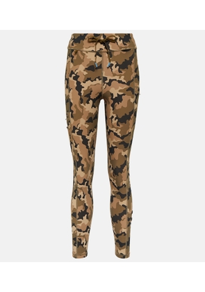 The Upside Trekky camouflage mid-rise leggings