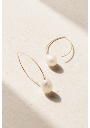 Mizuki - Small 14-karat Gold Pearl Earrings - One size