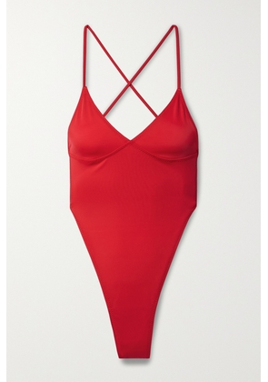 Norma Kamali - Mio Swimsuit - Red - x small,small,medium,large,x large
