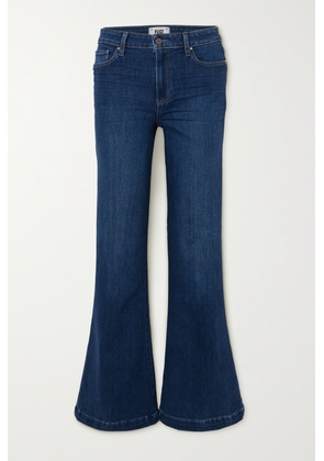 PAIGE - Genevieve High-rise Flared Jeans - Blue - 23,24,25,26,27,28,29,30,31,32