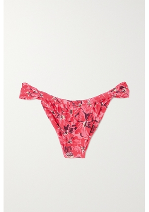 Faithfull The Brand - + Net Sustain Andez Floral-print Bikini Briefs - Pink - x small,small,medium,large,x large,xx large