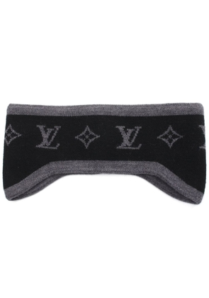 Louis Vuitton 2021 pre-owned monogram knitted headband - Black