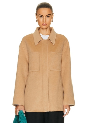 Loulou Studio Riva Jacket in Camel - Tan. Size L (also in ).