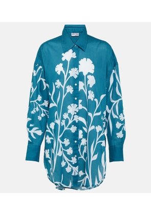 Juliet Dunn Floral cotton shirt
