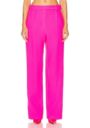 Alexandre Vauthier Large Pant in Neon Pink - Fuchsia. Size 34 (also in 36, 40).