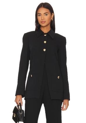 Amanda Uprichard Bonds Jacket in Black. Size L, S, XL, XS.