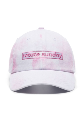 ROTATE embroidered logo cap - Pink