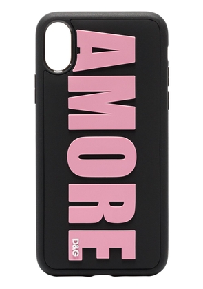 Dolce & Gabbana Amore iPhone X case - Black