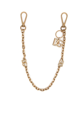 Dolce & Gabbana logo-charm chain-link necklace - Gold