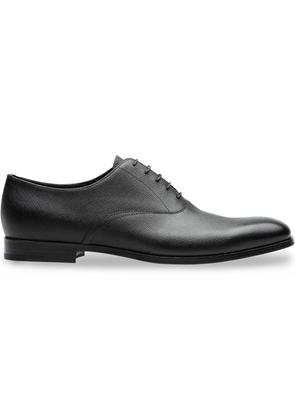 Prada Saffiano leather Oxford shoes - Black