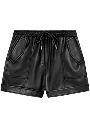 Simkhai Doah faux-leather shorts - Black