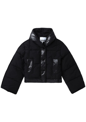 GANNI button-fastening padded jacket - Black