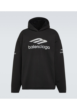 Balenciaga 3B Sports Icon cotton fleece hoodie