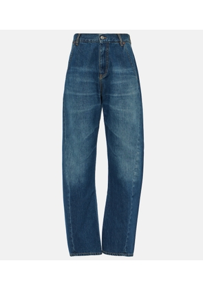 Victoria Beckham Mid-rise barrel-leg jeans
