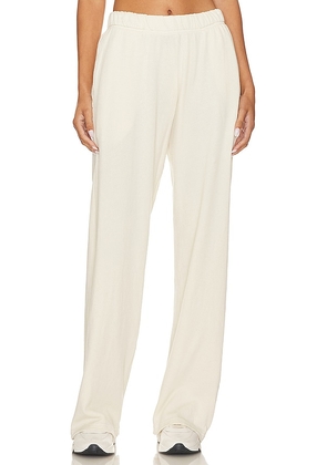 Michael Lauren Mabel Wide Leg Pant With Pocket in Ivory. Size M, XL, XL/1X, XS.