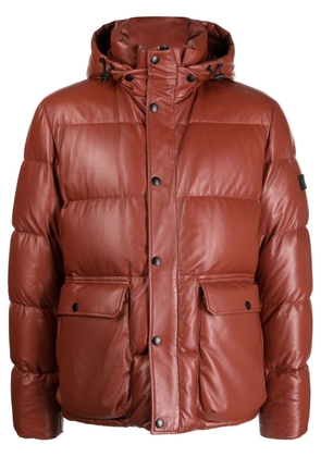 Yves Salomon zipped padded jacket - Red