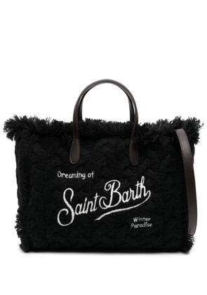 MC2 Saint Barth Colette logo-embroidered tote bag - Black