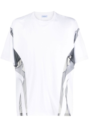Mugler Illusion panelled T-shirt - White