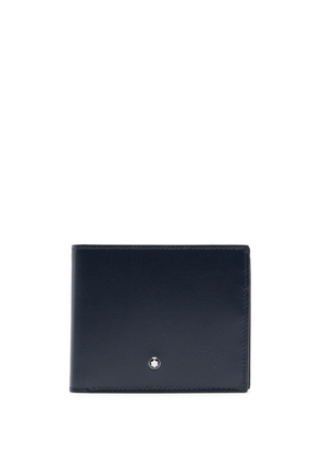Montblanc logo-plaque bi-fold wallet - Blue