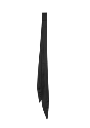 Lanvin silk slim scarf - Black
