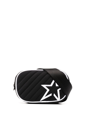 Perfect Moment quilted star embroidered belt bag - Black
