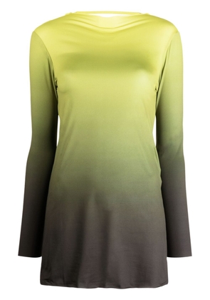 Gimaguas Alba gradient-effect minidress - Green