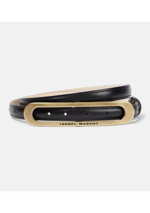 Isabel Marant Logo leather belt