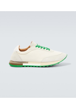 The Row Owen Runner mesh and suede sneakers
