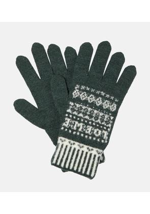 Loewe x Suna Fujita wool-blend gloves