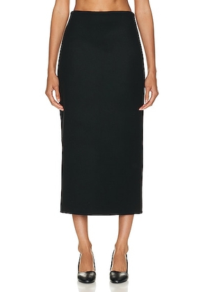 The Row Bartellette Skirt in Black - Black. Size 0 (also in 2, 6, 8).