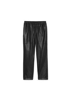 Proenza Schouler White Label Faux Leather Pants in Black, Medium